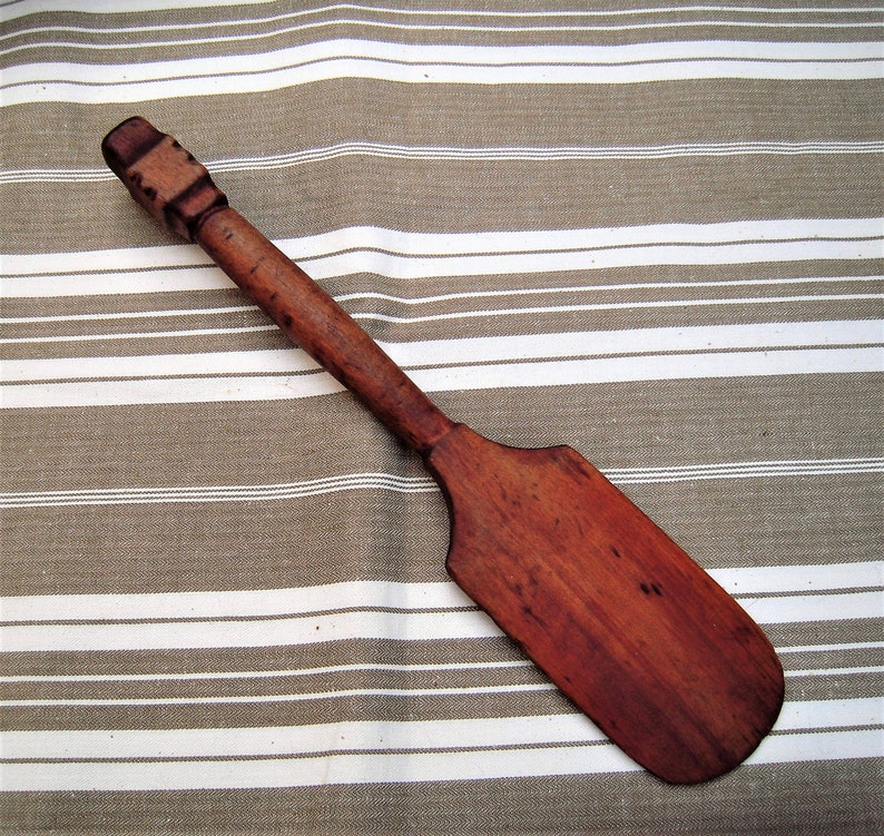Antique Butter Print Paddle Folk Art American Wood