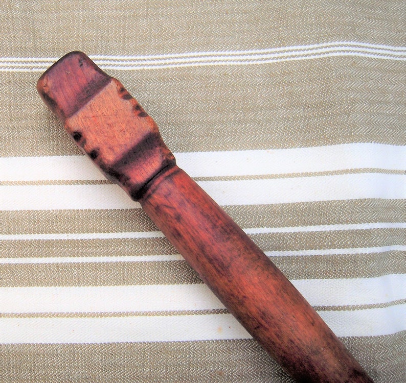 Antique Butter Print Paddle Folk Art American Wood