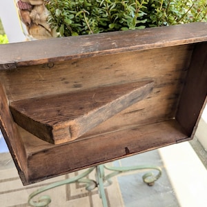 RARE Antique Scrubbing Scouring Box Wooden American Primitive Rustic Kitchen Farmhouse Southern