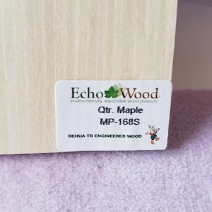 Dollhouse Flooring, Maple 12:1 Scale