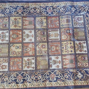 Dollhouse Rug | 12 x 7&quot; | Anatolian Rug | Woven Tapestry Style | NEW Vintage