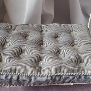 Rod Iron Dollhouse Bed | 12:1 Scale | Heart Iron Bed Style | NEW Vintage Item