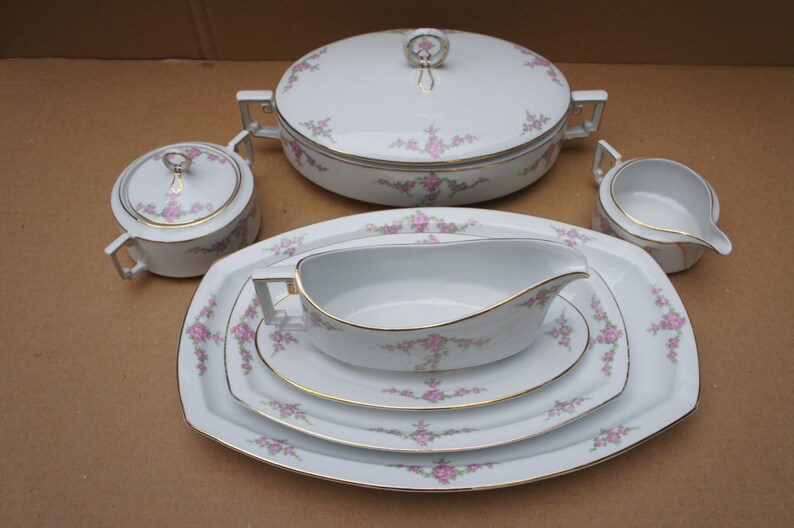 1930's H & Co Selb Heinrich Bavarian dinnerware fine china Etsy