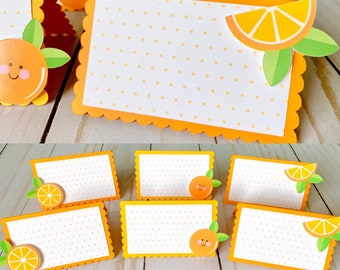 'A Little Cutie Is On The Way' Banner, Babyparty-Deko – Glitzernd, Orange, Ca. 178 Cm Lang, Inkl. 3 Orangefarbene Banner