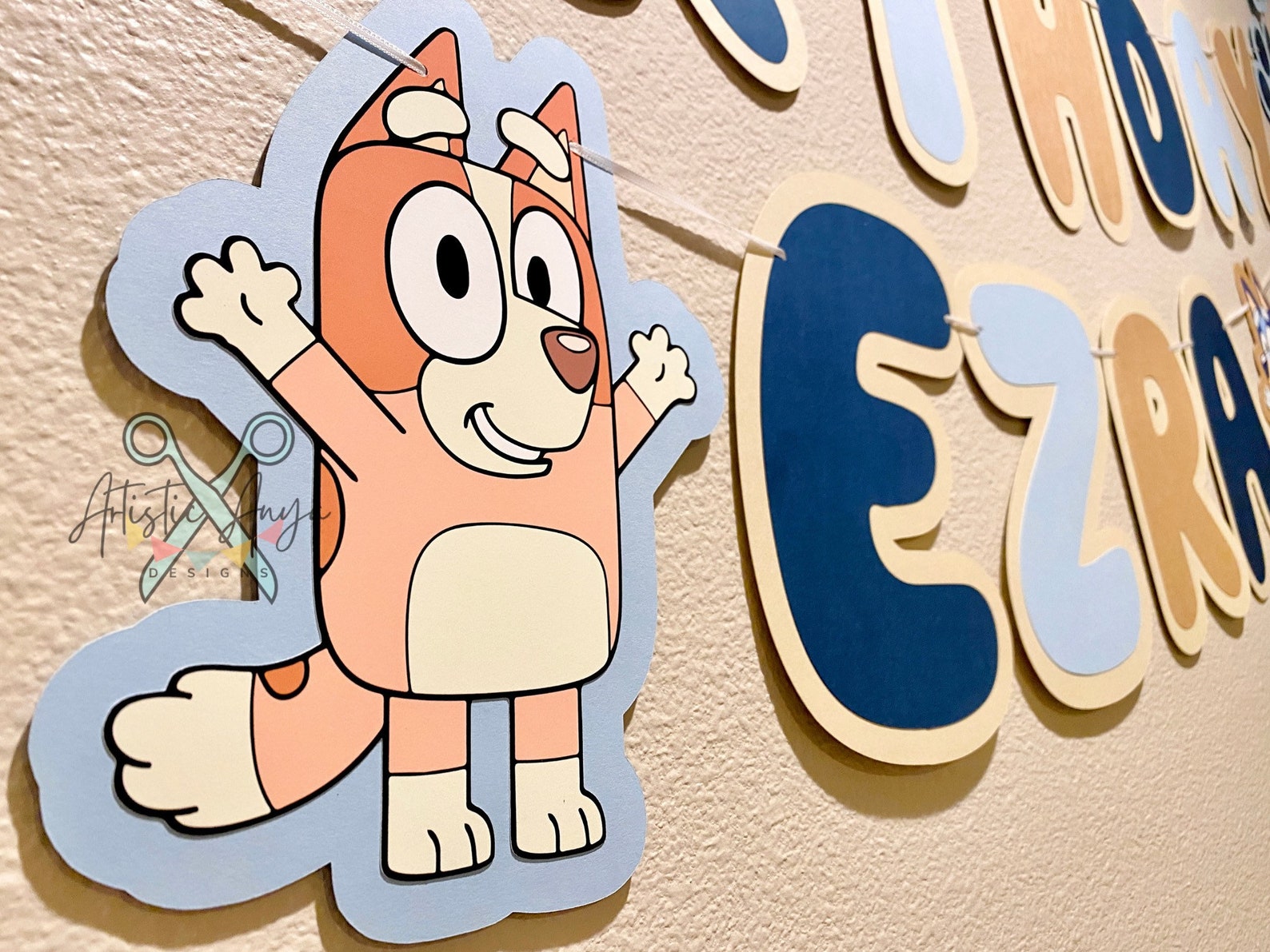 Bluey Birthday Banner