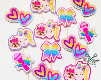 Rainbow Happy Birthday Glitter Cake Topper - Rainbow Baby Smash Cake Topper - 1st Birthday Decor - First Birthday Party - Cake Decoration