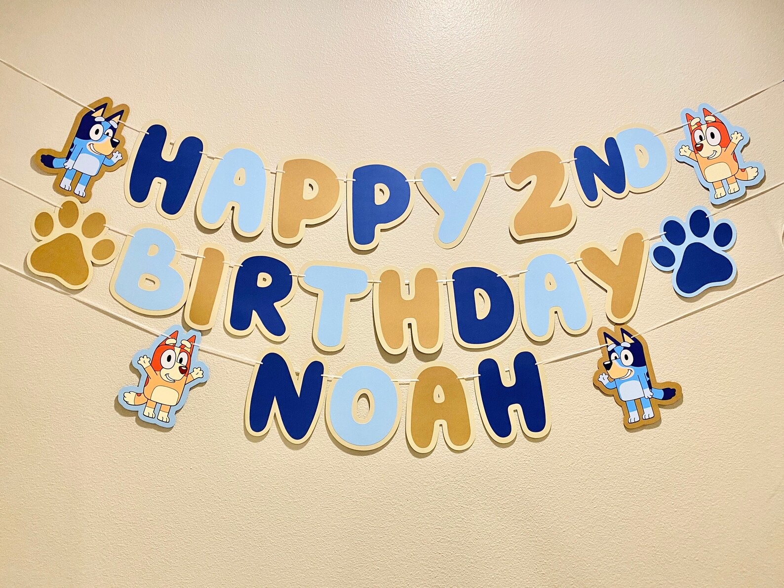 Bluey Birthday Banner