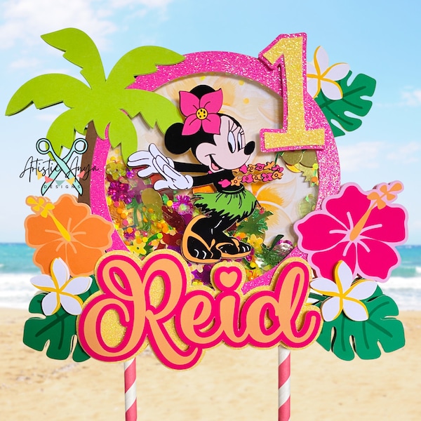 Minnie Mouse Luau - Etsy