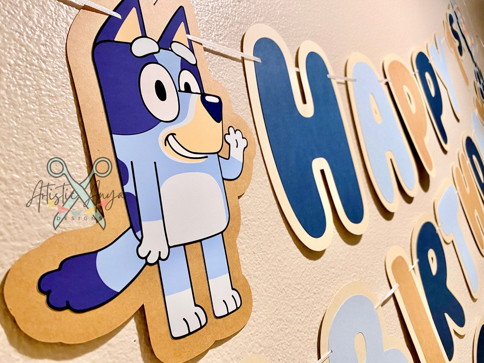 Bluey Birthday Banner