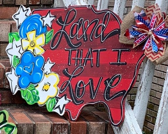 Patriotic Door Decor Etsy