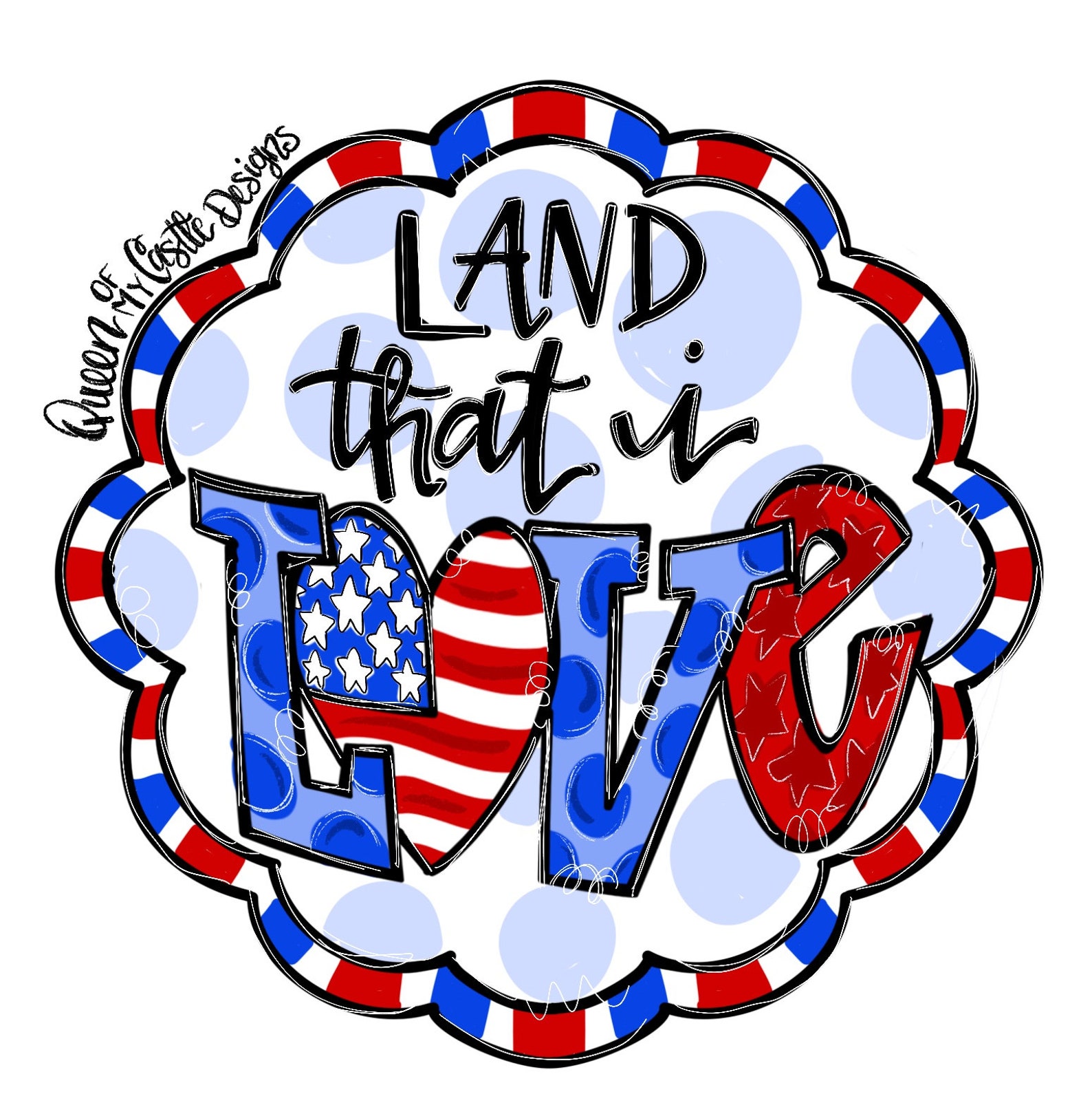 TEMPLATE Patriotic Template Door Hanger Template DIY Door - Etsy