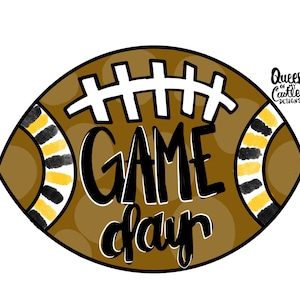 TEMPLATE - Football Template Door Hanger Template - DIY Door Hanger - Door Decor Template - cheer Template - Downloadable Door Hanger