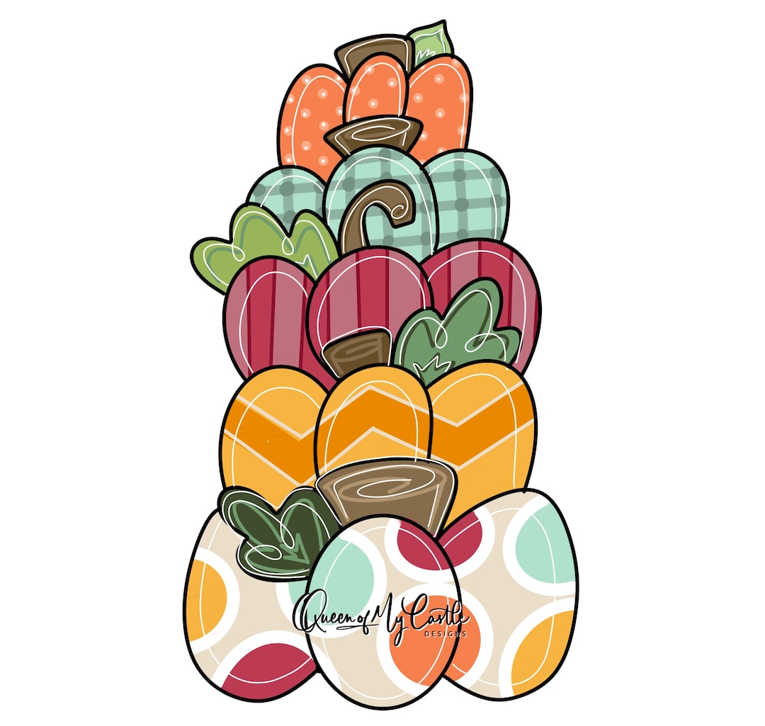 TEMPLATE Fall Template Door Hanger Template DIY Door Hanger