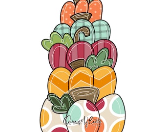 TEMPLATE - Fall Template - Door Hanger Template - DIY Door Hanger - Fall door Template - Pumpkin Template - Downloadable Door Hanger