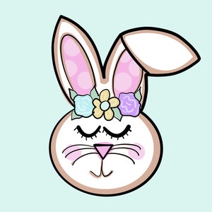 TEMPLATE - Easter Template Door Hanger Template - DIY Door Hanger - Door Decor Template - Easter Bunny Template - Downloadable Door Hanger