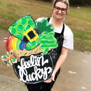 TEMPLATE St. Patrick’s Day Template Door Hanger Template - DIY Door Hanger - Door Decor Template - Irish Template - Downloadable Door Hanger