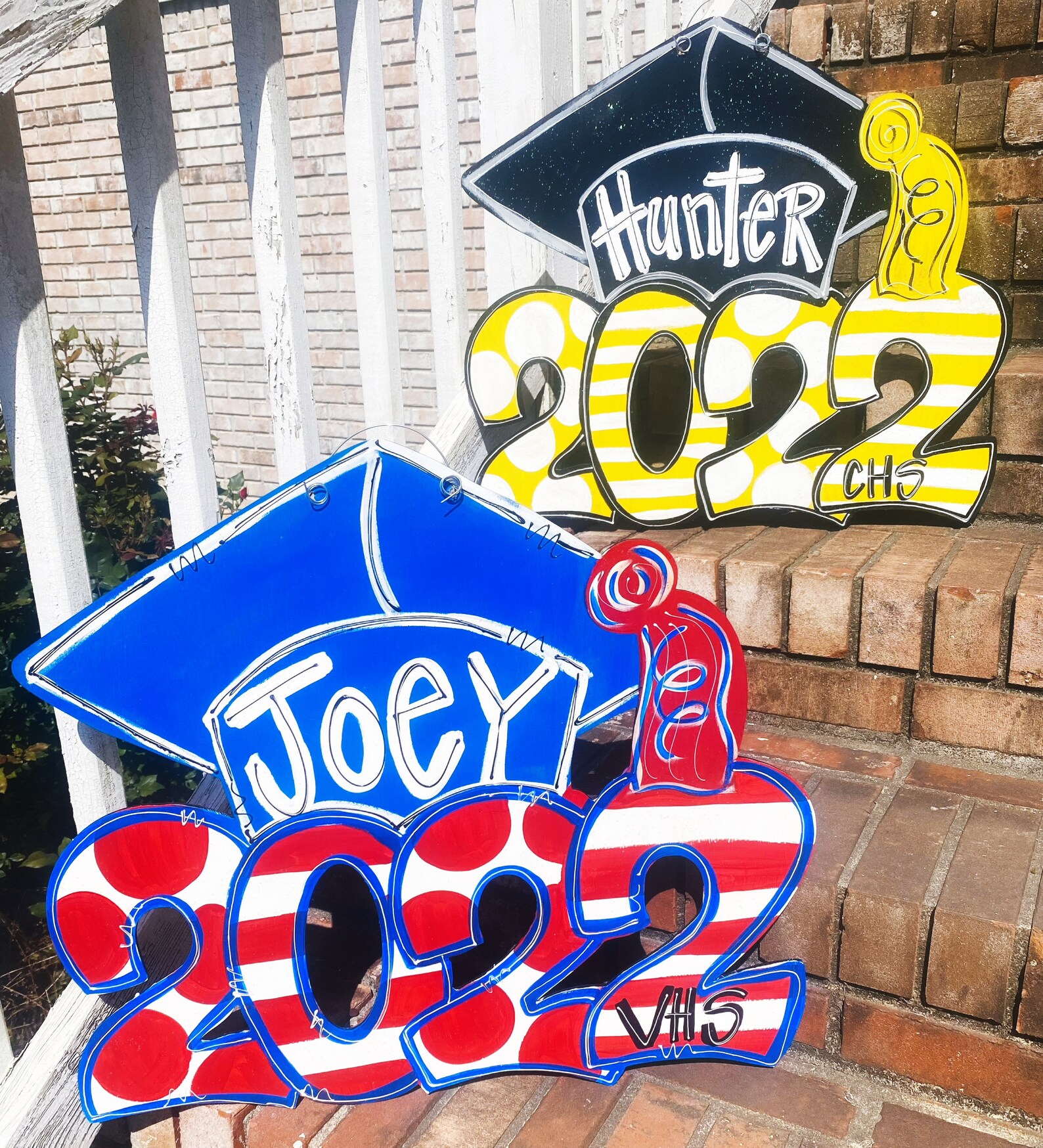WHEREable Art Vieux Carre Graduation Door Hanger main image 1
