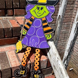 Halloween Door Hanger - Fall Door Hanger - Pumpkin Door Decor - Autumn Door Sign - Halloween Wreath - Personalized Door Decor