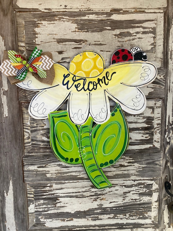 TEMPLATE Spring Template Door Hanger Template DIY Door | Etsy