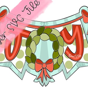 SVG file - Laser Ready File - Christmas SVG File - Laser Cut File - Door Hanger SVG - Laser Door Hanger File - Christmas Door Hanger Svg