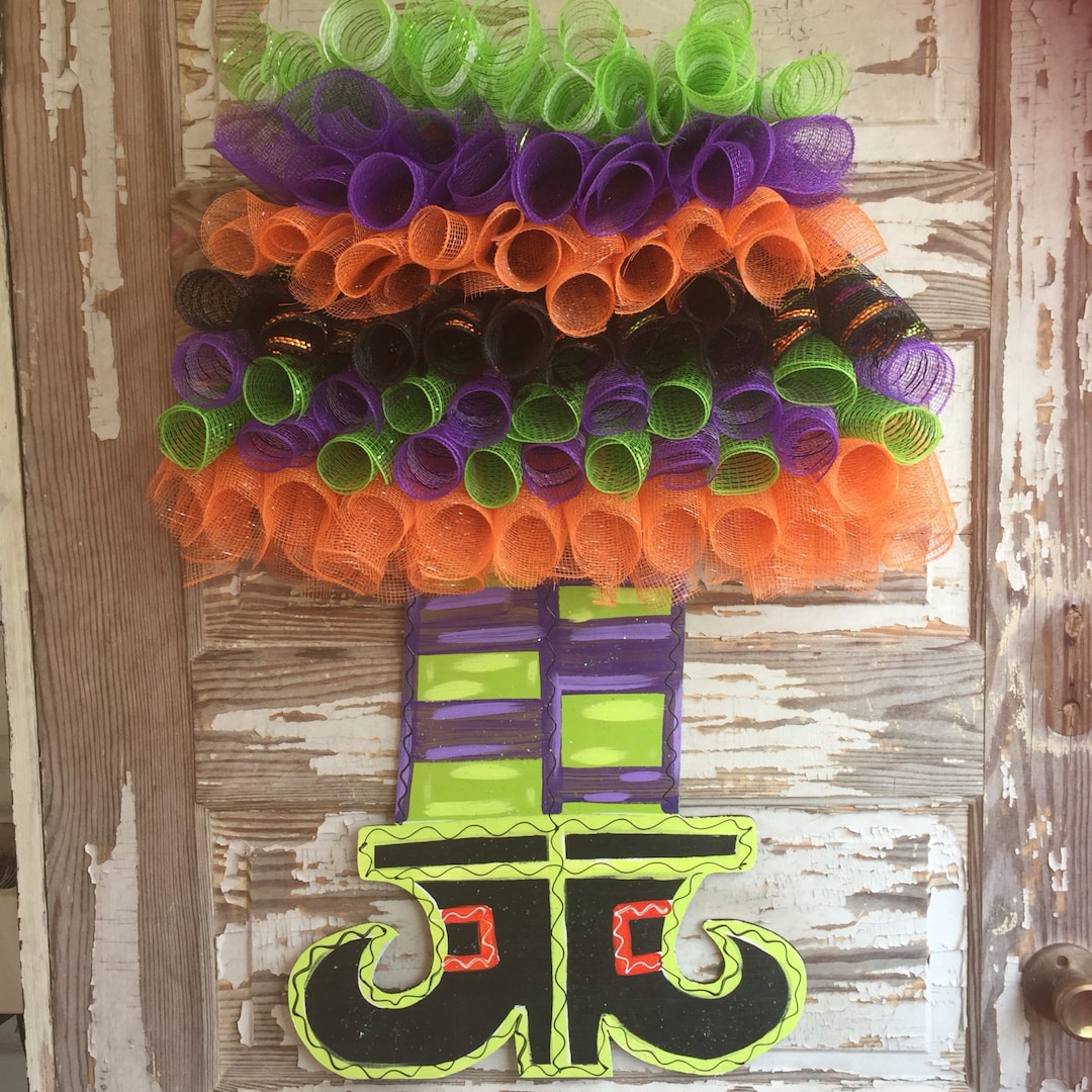 Halloween Door Hanger - Fall Door Hanger - Witch Door Hanger ...
