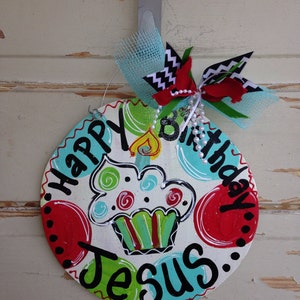 Personalized Christmas Ornament - Personalized Ornament - Christmas Ornament - Happy Birthday Jesus Ornament - Christmas Decorations