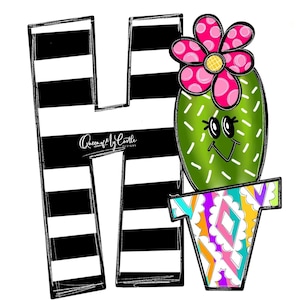 TEMPLATE - Summer Template Door Hanger Template - DIY Door Hanger - Door Decor Template - Cactus Template - Downloadable Door Hanger