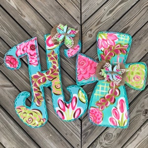 Personalized Door Hanger- Initial Door Hanger - Custom Sign - Personalized Wreath - Monogram Door Hanger - Front Door Sign - Cross