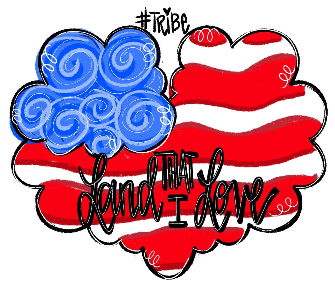 TEMPLATE Patriotic Template Door Hanger Template - DIY Door Hanger ...