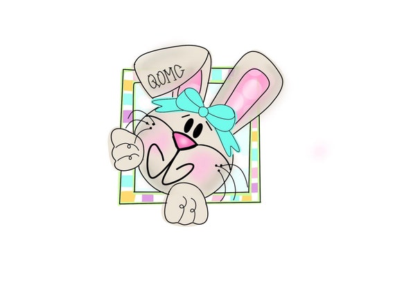 TEMPLATE - Easter Template Door Hanger Template - DIY Door Hanger - Door Decor Template - Easter Bunny Template - Downloadable Door Hanger