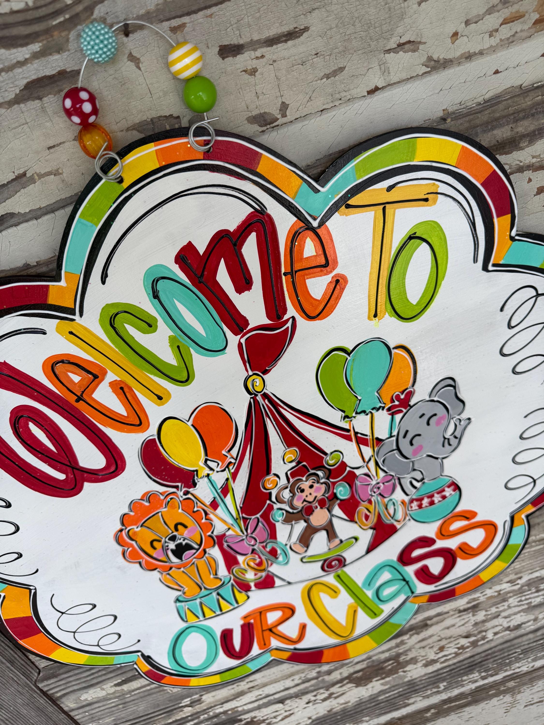 Infants Class Sign Circus Baby Sign - Classroom Decor - Circus Nursery - Baby Girl Gift ...