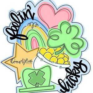 TEMPLATE St. Patrick’s Day Template Door Hanger Template - DIY Door Hanger - Door Decor Template - Irish Template - Downloadable Door Hanger