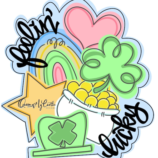 TEMPLATE St. Patrick’s Day Template Door Hanger Template - DIY Door Hanger - Door Decor Template - Irish Template - Downloadable Door Hanger