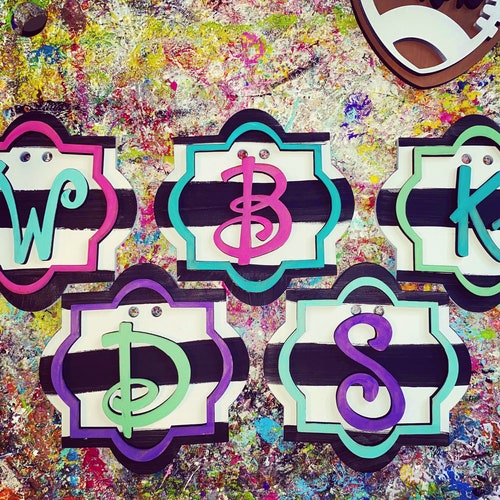 Personalized Bag Accessories Monogrammed Accessories Beach Etsy