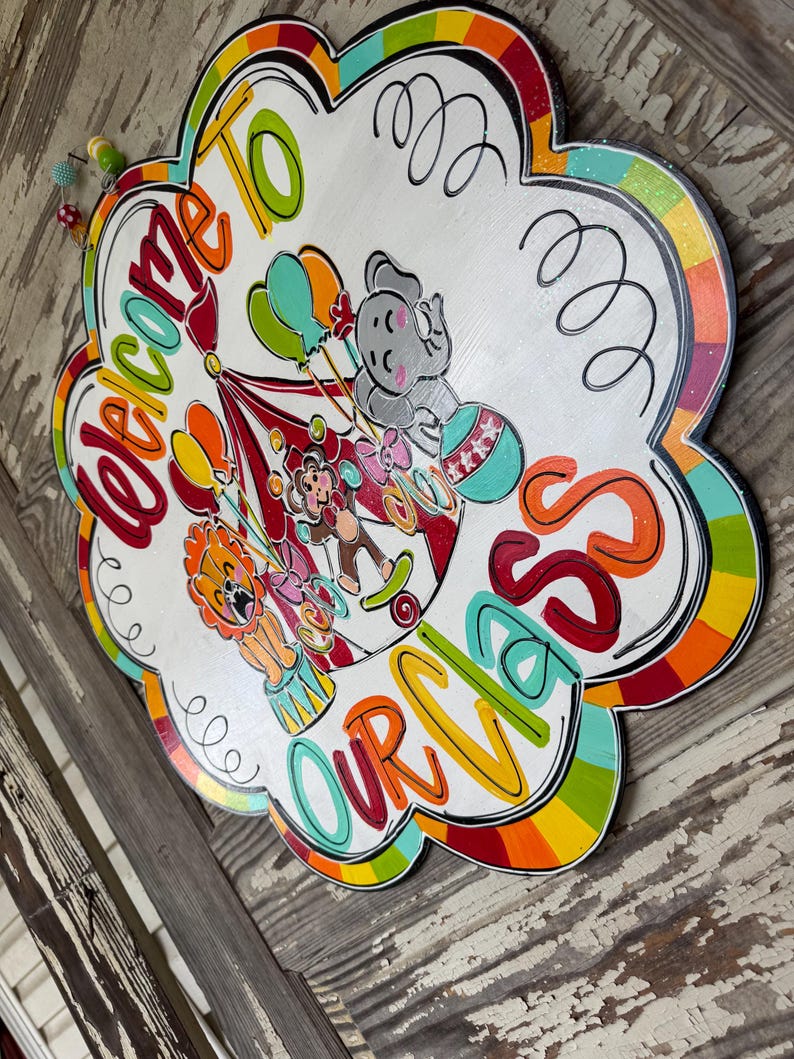 Infants Class Sign Circus Baby Sign - Classroom Decor - Circus Nursery - Baby Girl Gift ...