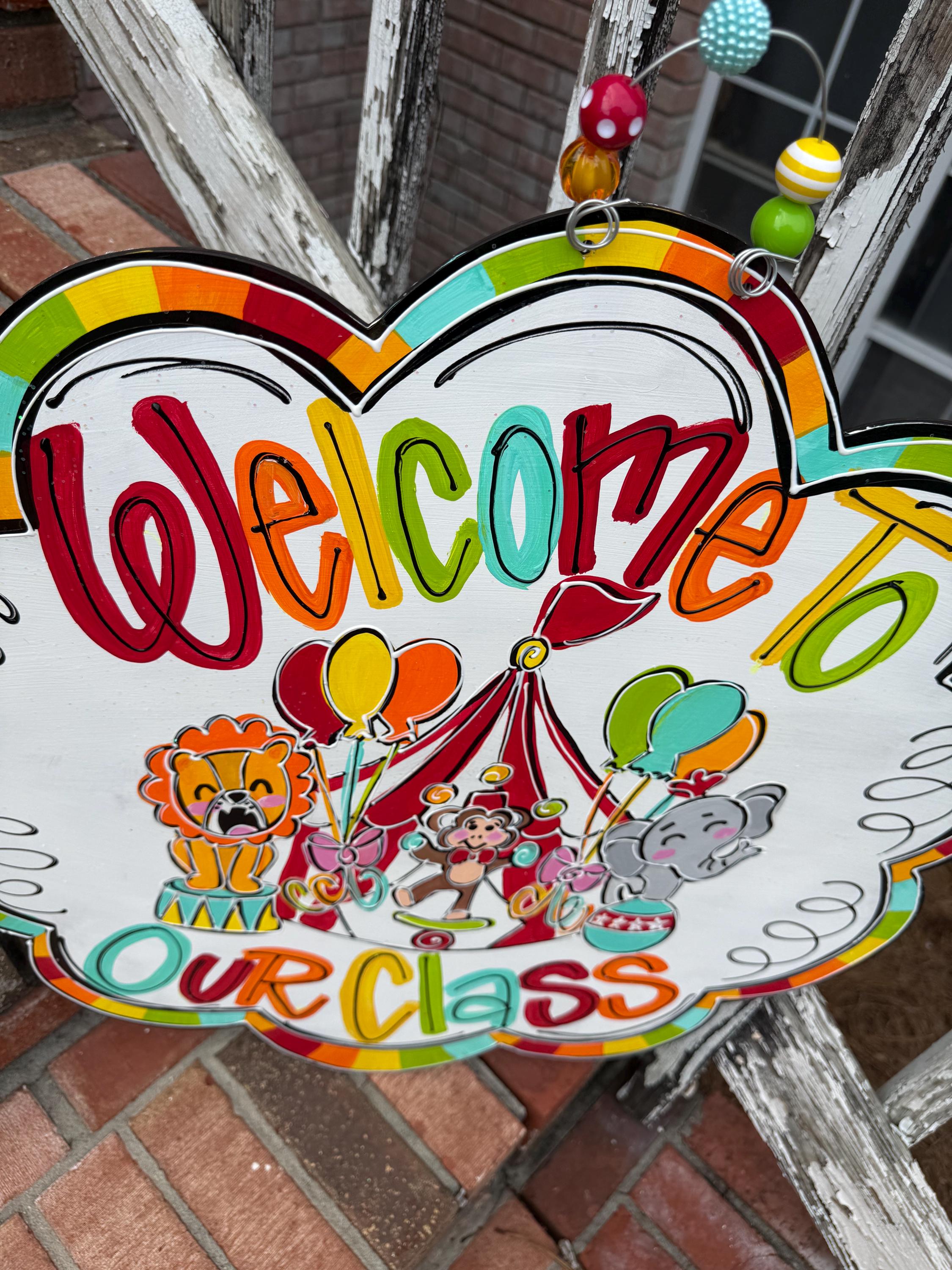 Infants Class Sign Circus Baby Sign - Classroom Decor - Circus Nursery - Baby Girl Gift ...