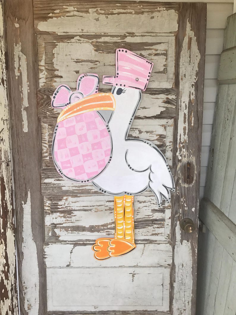 Birth Announcement Door Hanger Hospital Door Hanger Etsy