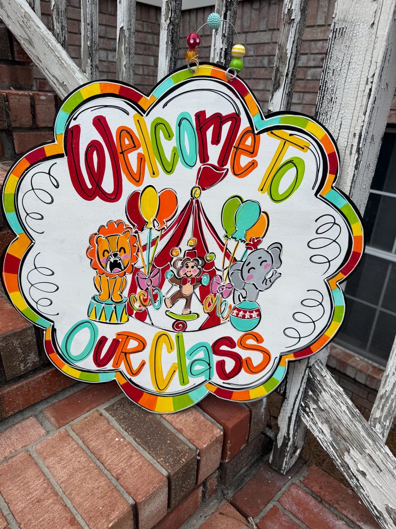 Infants Class Sign Circus Baby Sign - Classroom Decor - Circus Nursery - Baby Girl Gift ...