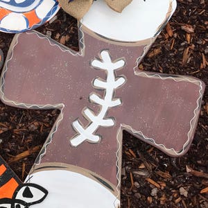 Football Door Hanger - Football Sign - Football Door Decor - Sports Door Hanger- Football Decor- Summer Door Hanger - Football Mom