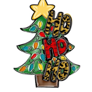 TEMPLATE Santa Template Door Hanger Template - DIY Door Hanger - Door Decor Template - Christmas Template - Downloadable Door Hanger