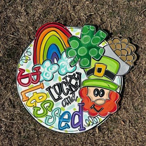 TEMPLATE St. Patrick’s Day Template Door Hanger Template - DIY Door Hanger - Door Decor Template - Irish Template - Downloadable Door Hanger