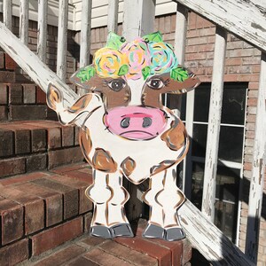 DIY Paint Tutorial - DIY Door Hanger Class - Virtual Paint Lesson - Cow Door Hanger - How To Paint - Instructional Video - DIY techniques