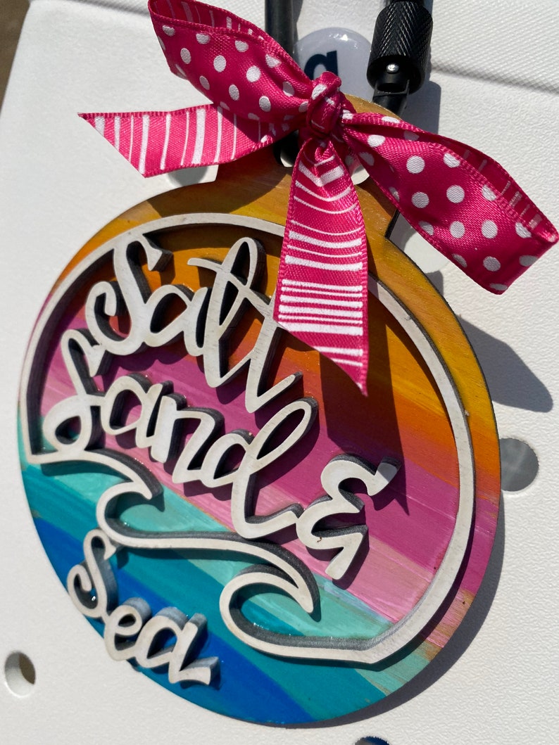 Summer Bag Accessories Beach Accessory Beach Bag Tag Etsy