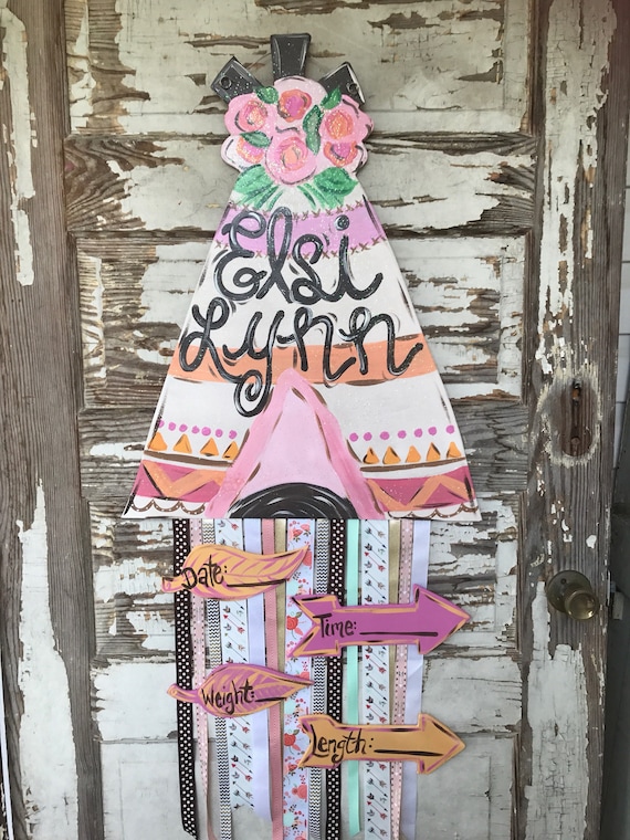 hospital door birth announcements
