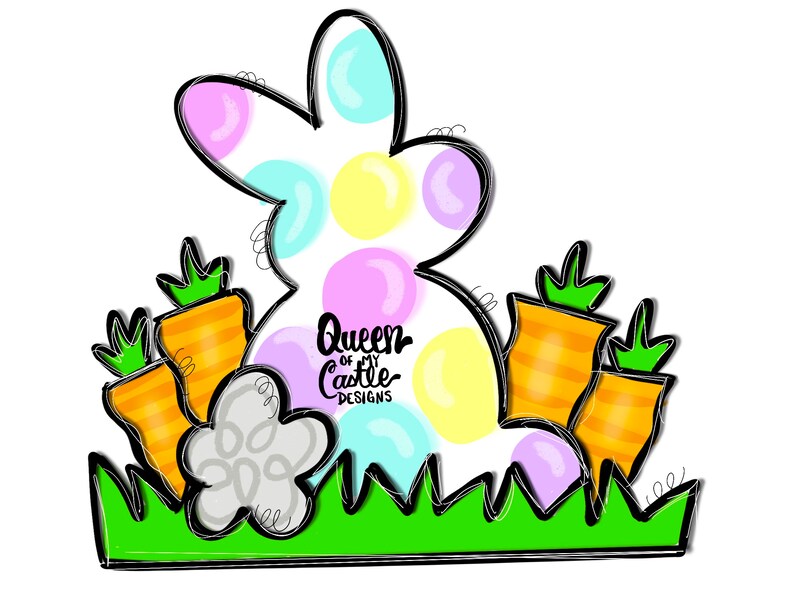 TEMPLATE - Easter Template Door Hanger Template - DIY Door Hange TEMPLATE - Easter Template Door Hanger Template - DIY Door Hange