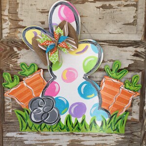 Easter Door Hanger - Personalized Door Hanger - Easter Decor - Easter Decorations - Bunny Door Hanger - Easter Sign - Spring Door Hanger