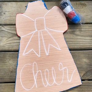 Cheerleader Paint Kit - Kids Paint Kit - DIY Art Project - Paint at Home - Kids Crafts - Fun Activity for Kids