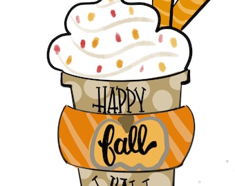 TEMPLATE - Autumn Template - Door Hanger Template - DIY Door Hanger - Fall door Template - Pumpkin Template - Downloadable Door Hanger