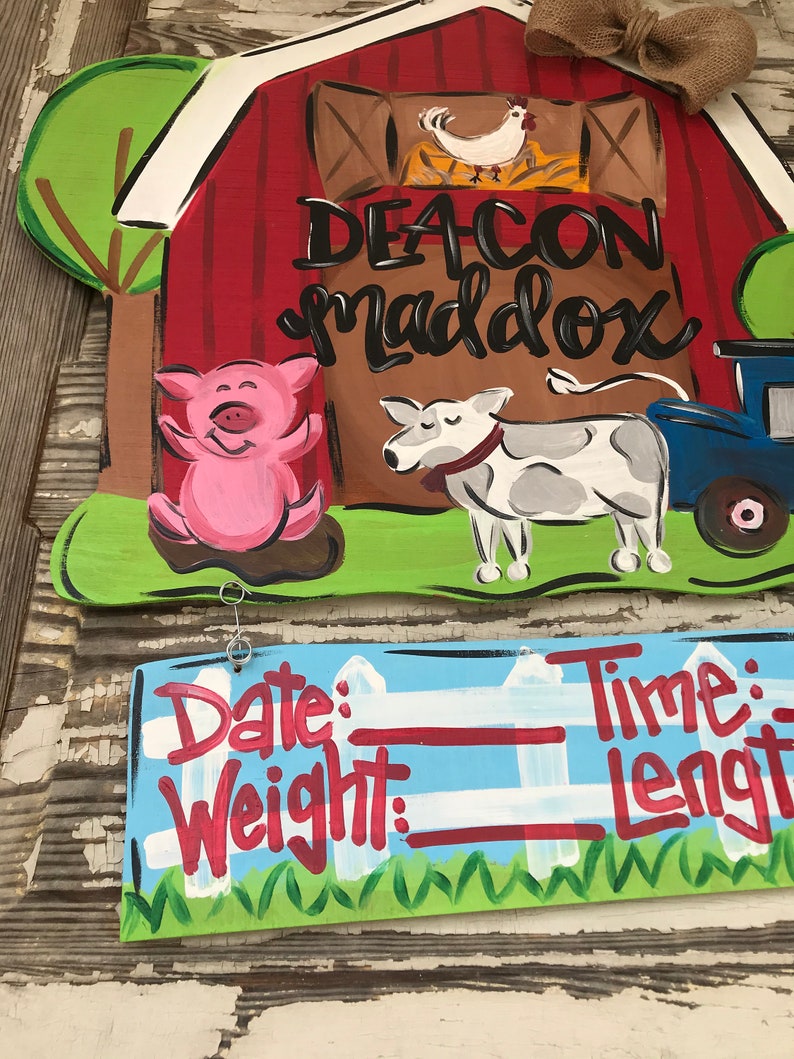 Farm Door Hanger Barn Door Hanger Farmhouse Door Hanger Etsy