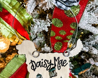 Personalized Pet Christmas Ornament - Goldendoodle Christmas Ornament - Personalized Pet Ornament - Christmas Ornament - Christmas gift -